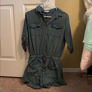 Blue jean romper!
